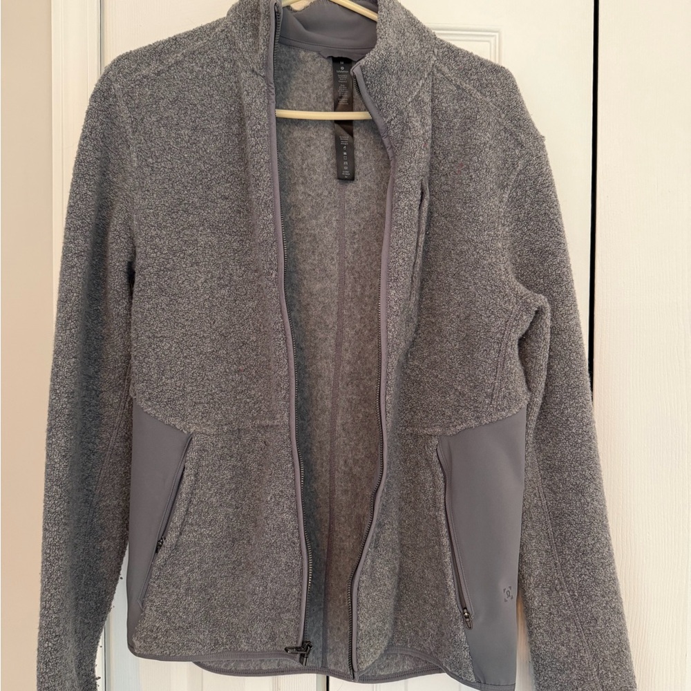 lululemon athletica Gray Teddy Jacket
